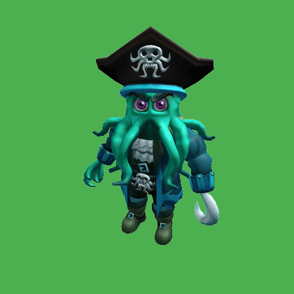 captain squid funny roblox character
