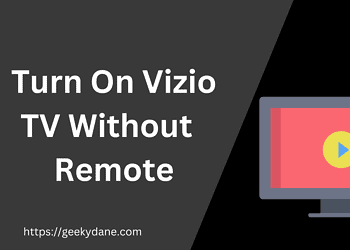Turn On Vizio TV Without Remote