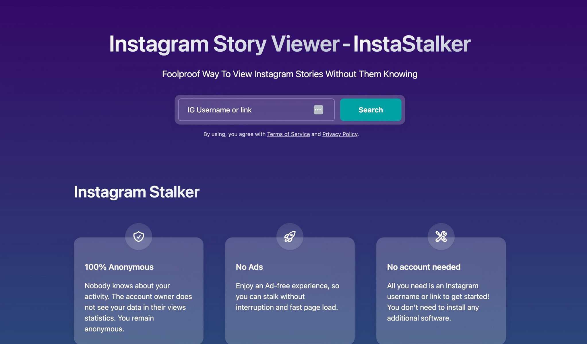 InstaStalker instagram Story Viewer