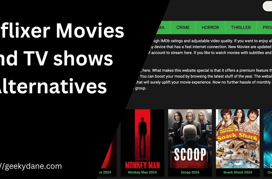 Myflixer Movies and TV shows Alternatives