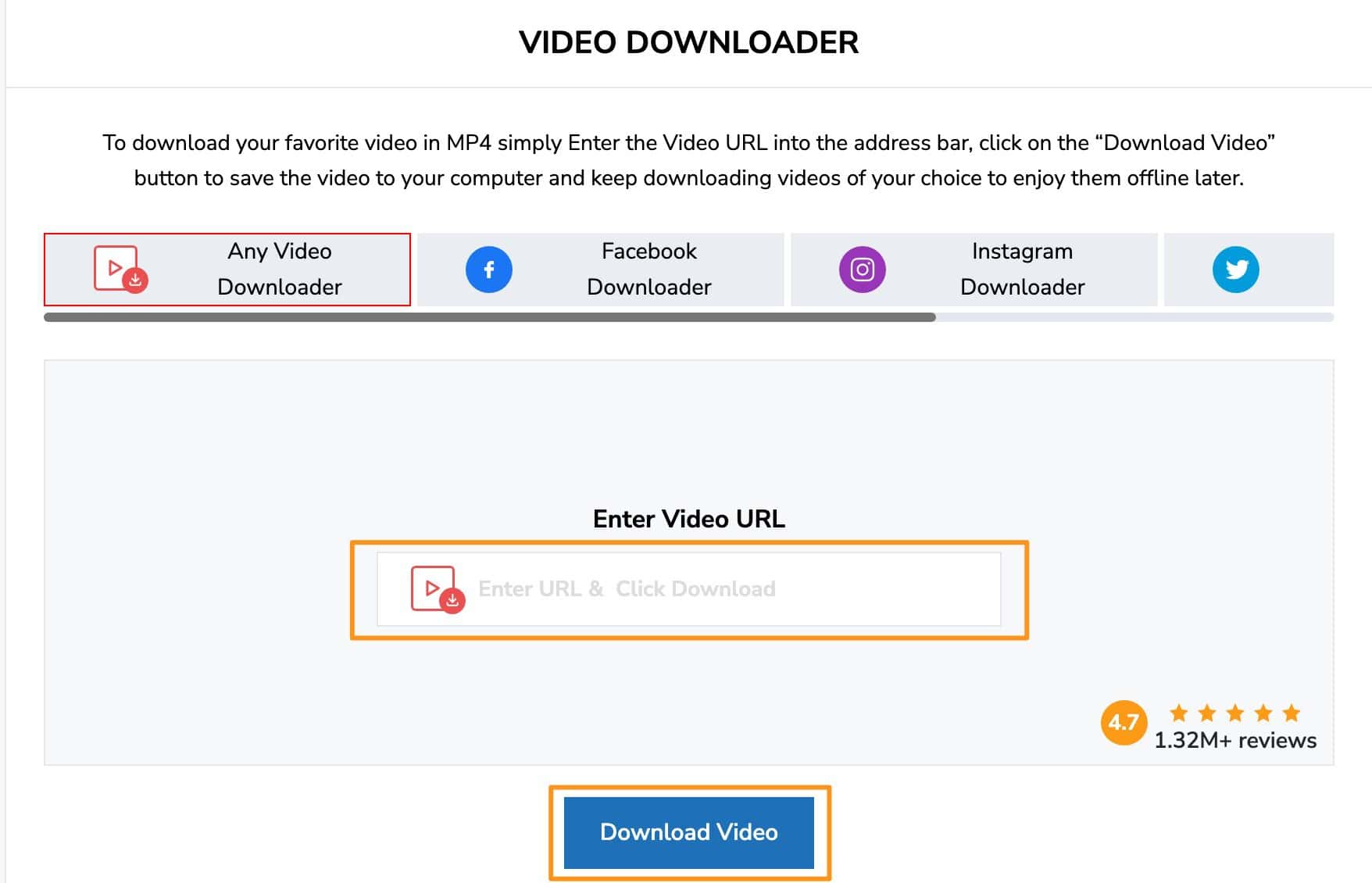 smallseotools any video downloader