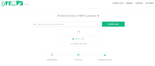 OFFMP3 video converter