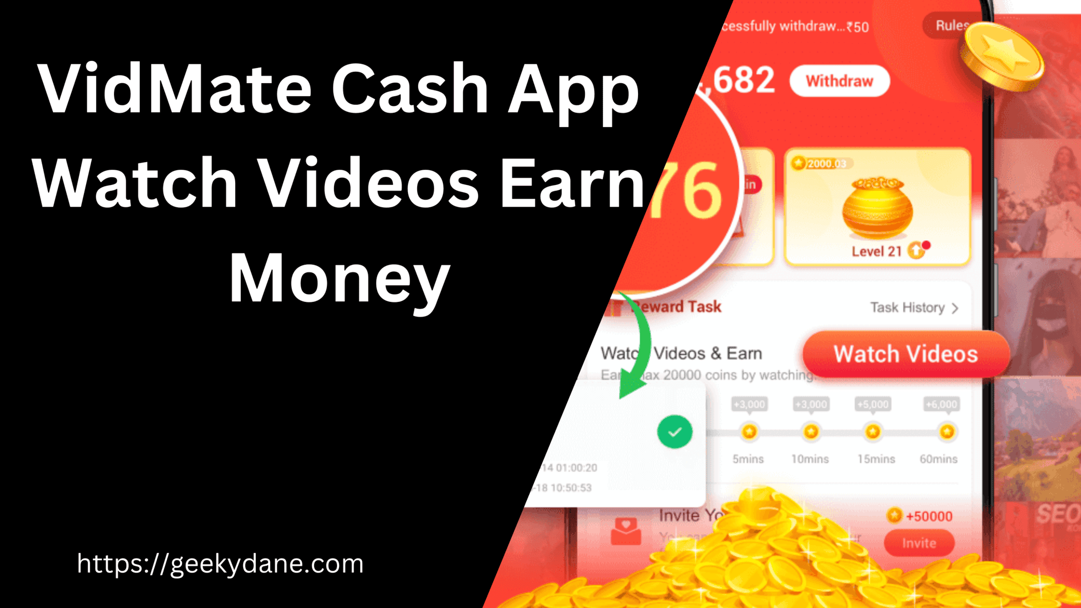 VidMate Cash App – Watch Videos and Earn Money