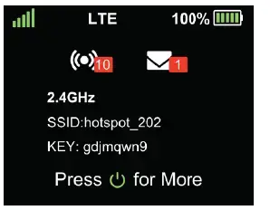 att Turbo Hotspot 2 wifi name and password