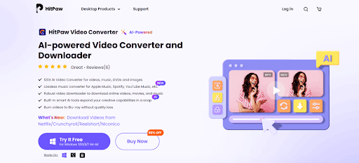 website of hitpaw video converter