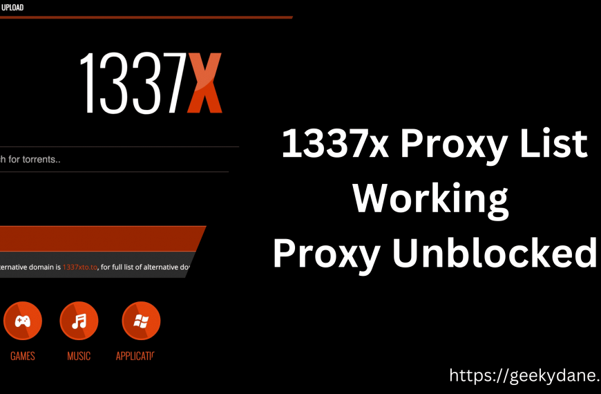 1337x Proxy unblocked