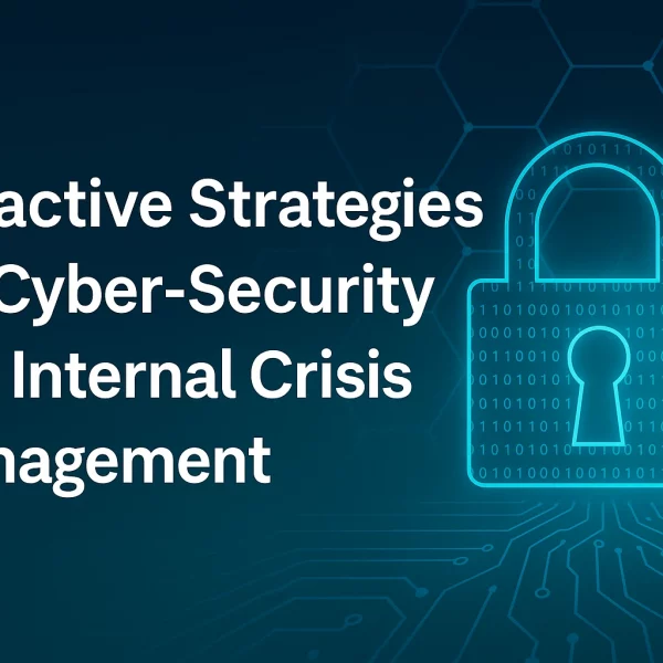 Proactive Strategies for Cyber-Security and Internal Crisis Management